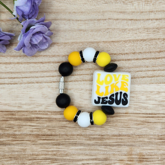 Cup Charm-Love Like Jesus (Yellow)