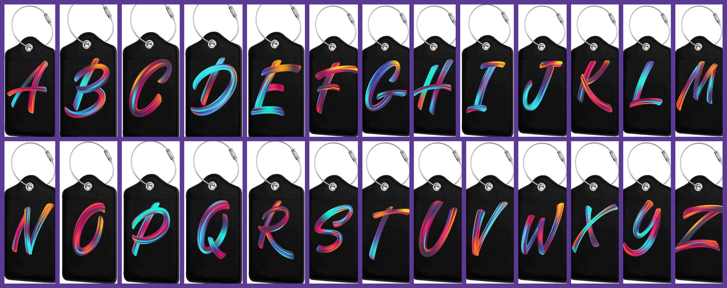 Luggage Tag-*CHOOSE YOUR INITIAL*