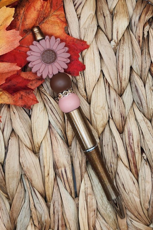 Pen-Mahogany Daisy (Brown Glitter)