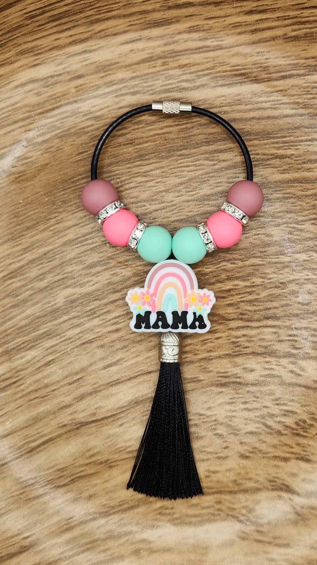 Bag Tag-Mama Rainbow (Pastel)