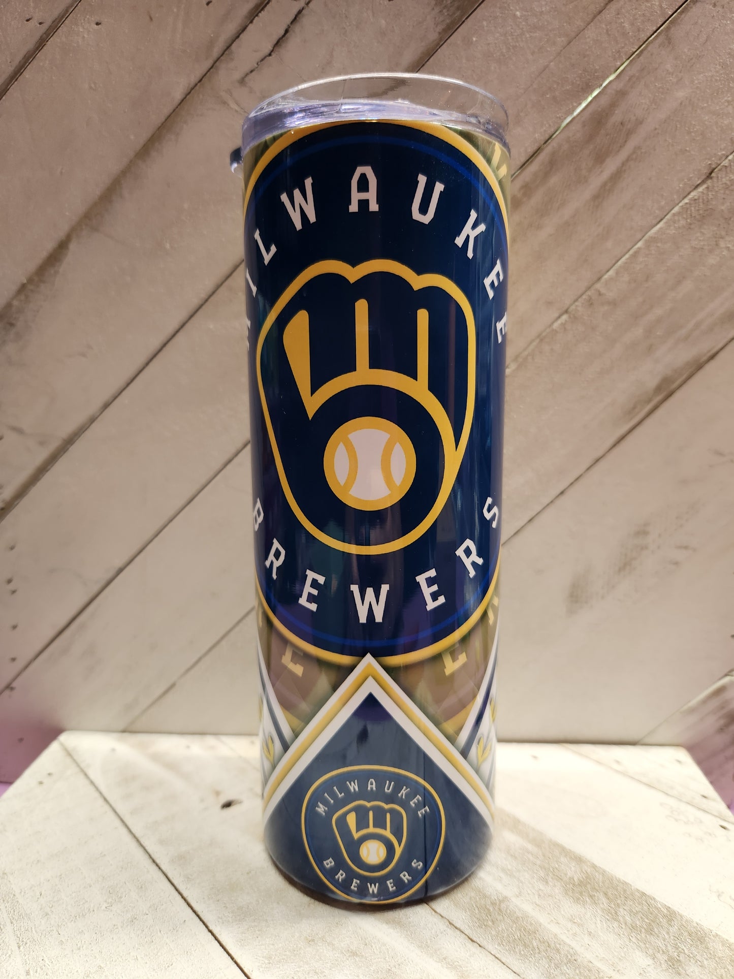 Stainless Steel Tumbler 20oz - Milwaukee Brewers SF