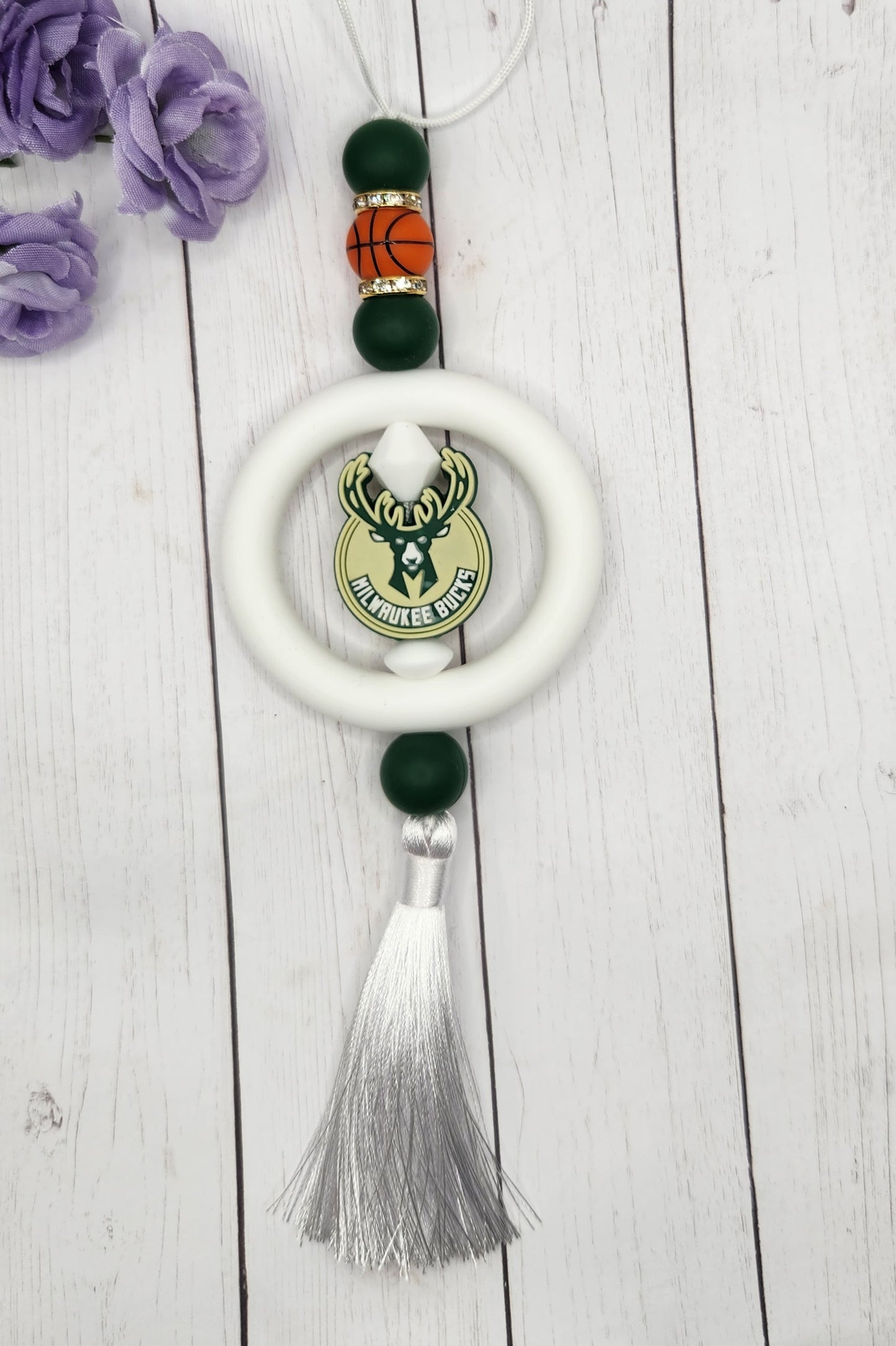 Car Charm-Milwaukee Bucks