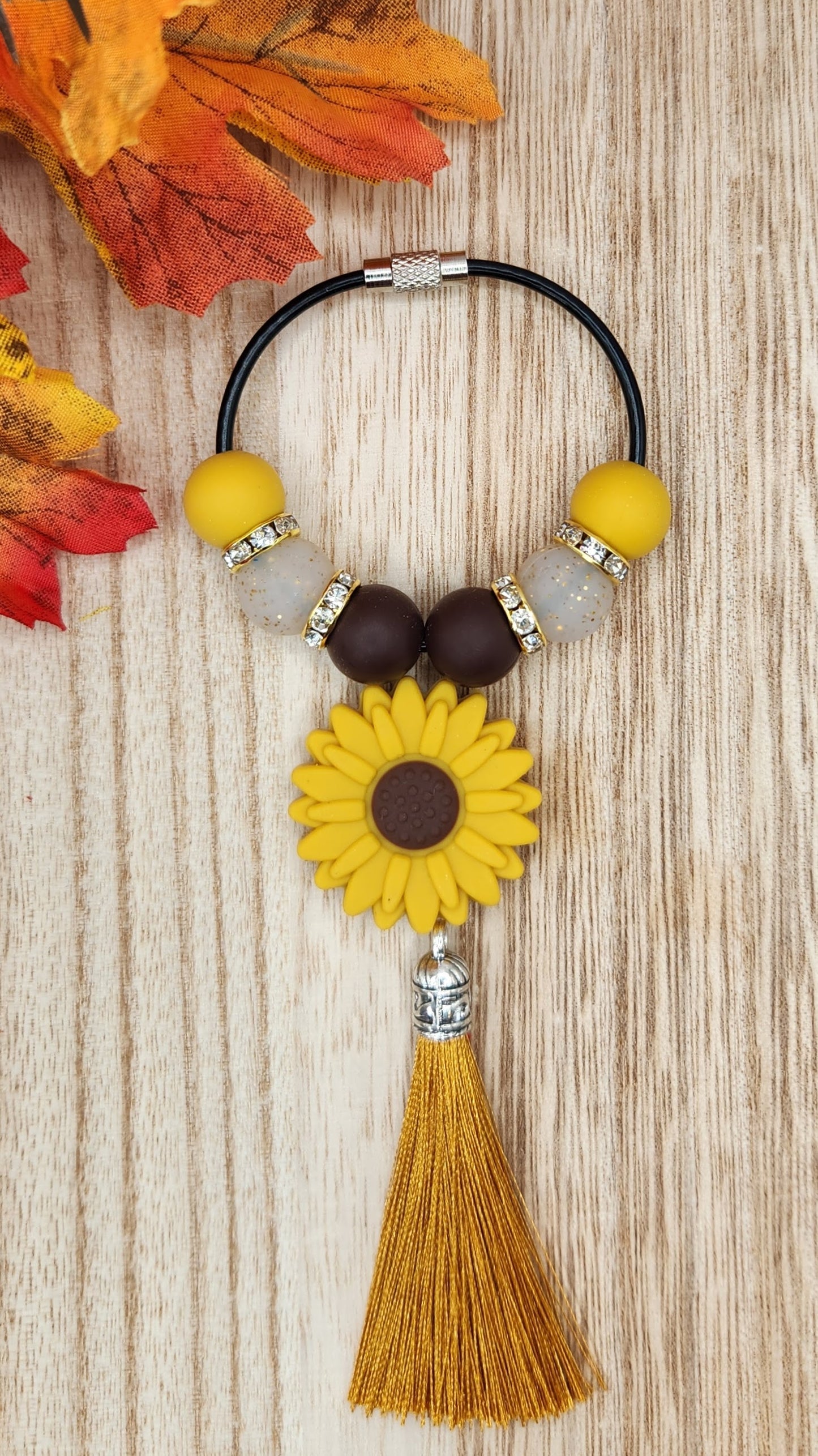 Bag Tag-Mustard Daisy