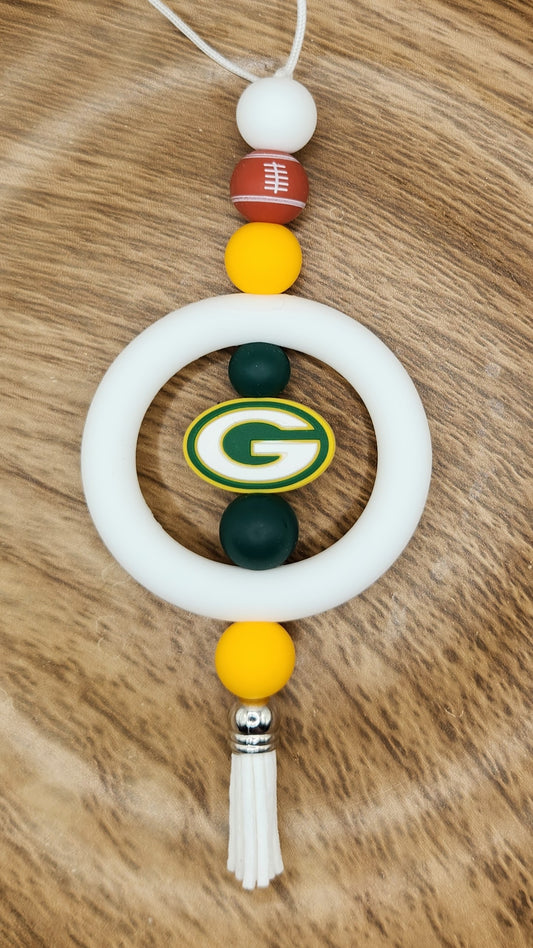 Car Charm-Packers G (White)