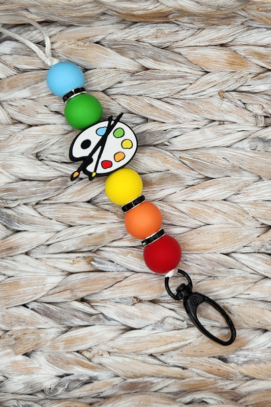 Lanyard-Painter's Palette (White)