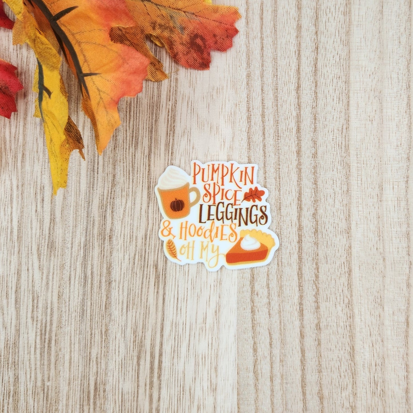 Flatback-Pumpkin Spice Leggings & Hoodies Oh My WL