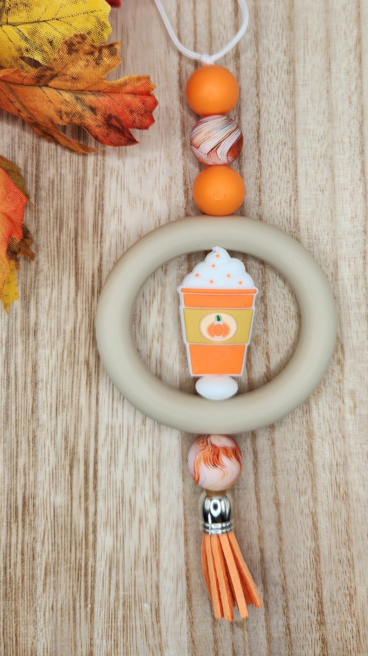 Car Charm-Pumpkin Spice Frappe