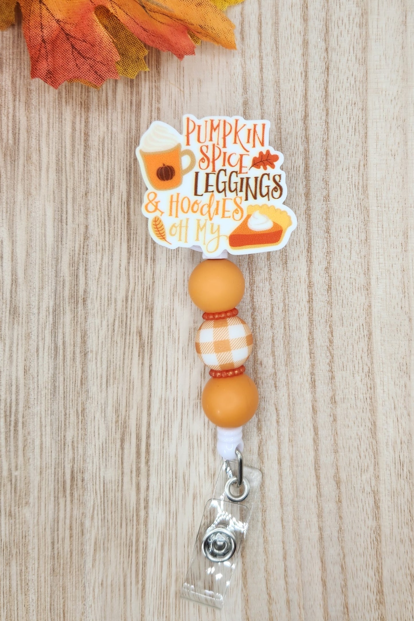 Badge Reel-Pumpkin Spice Leggings & Hoodies Oh My WL