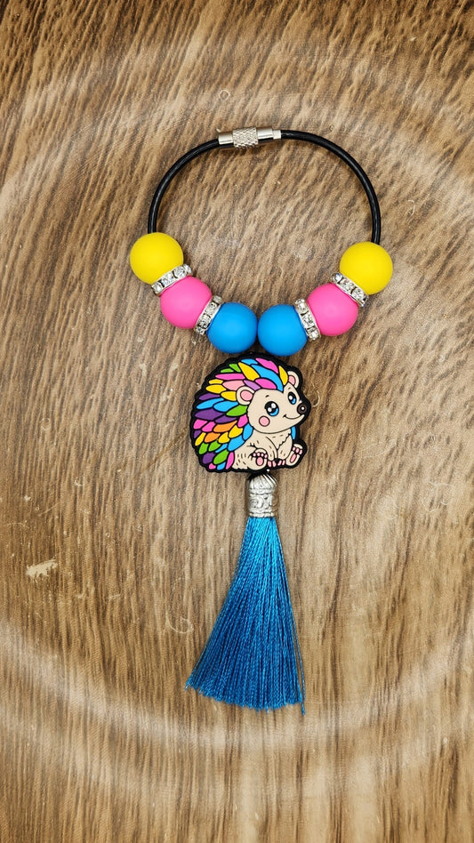 Bag Tag-Rainbow Hedgehog