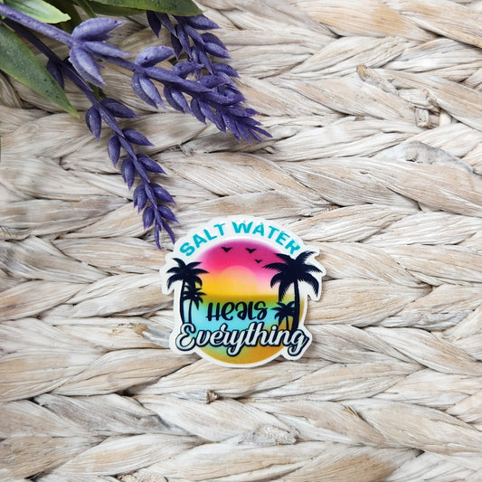 Bag Charm-Saltwater Heals Everything SS