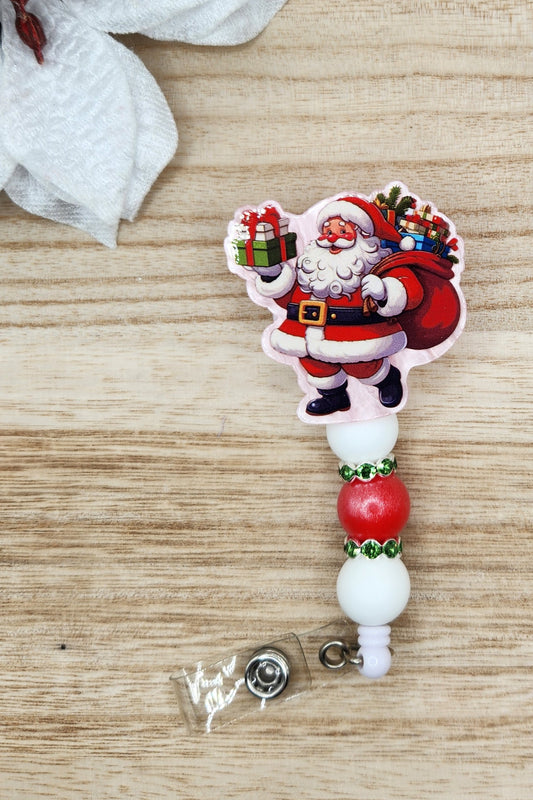 Badge Reel-Santa & Presents