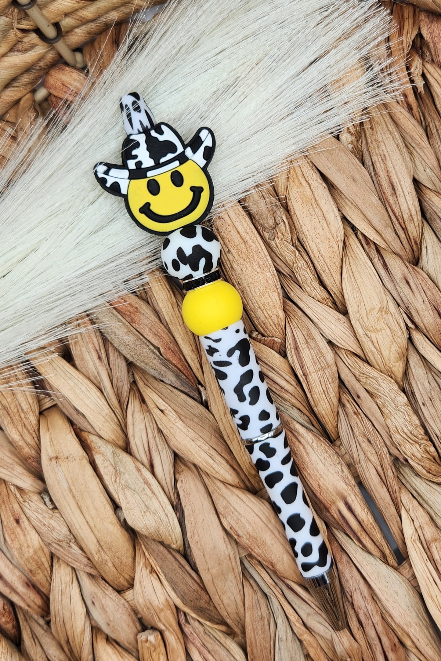 Pen-Cowprint Smiley