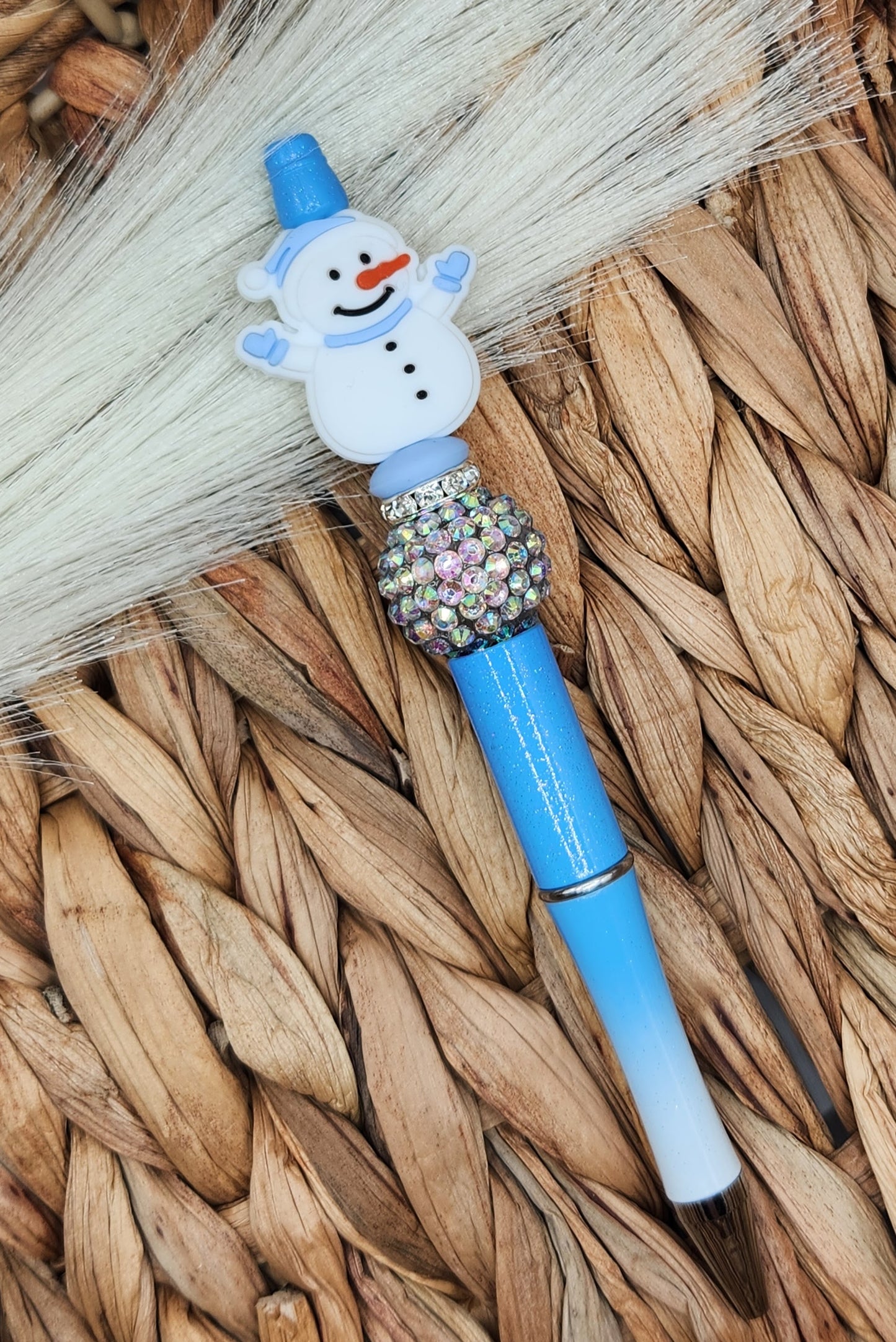 Pen-Snowman (Blue)