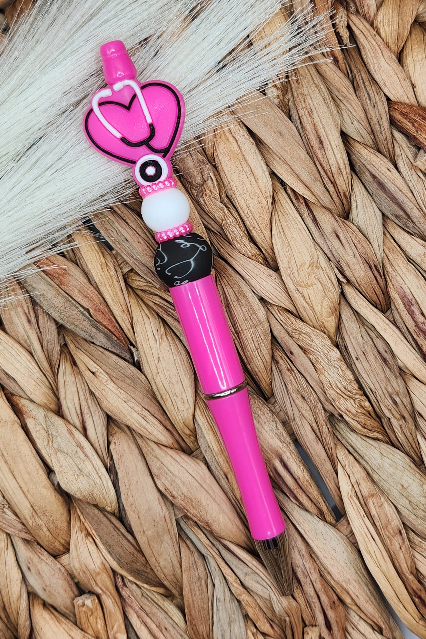 Pen-Stethoscope Heart (Pink)