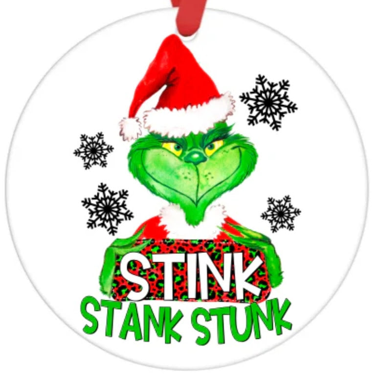 Acrylic Ornament-Stink Stank Stunk SF