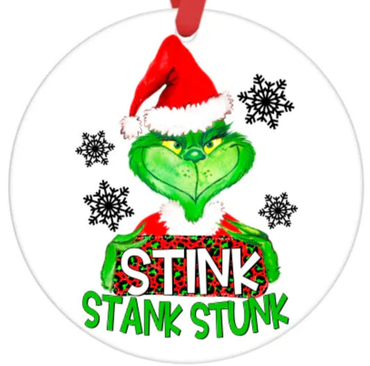 Acrylic Ornament-Stink Stank Stunk SF