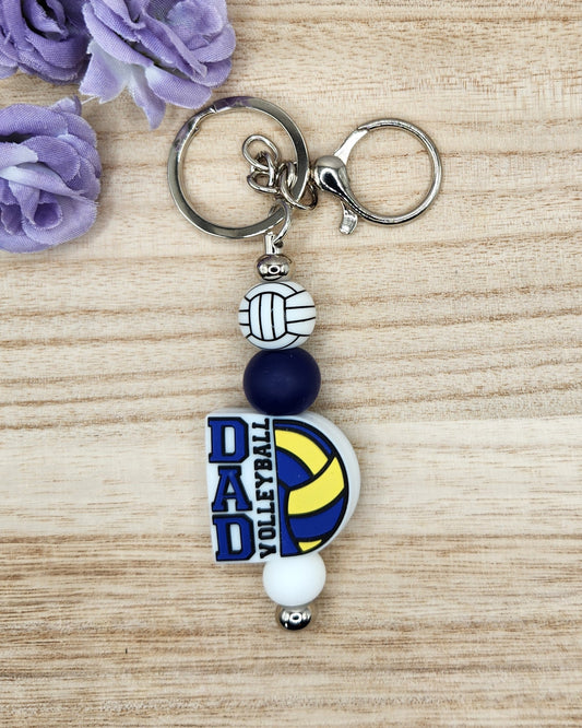 Keychain-Volleyball Dad