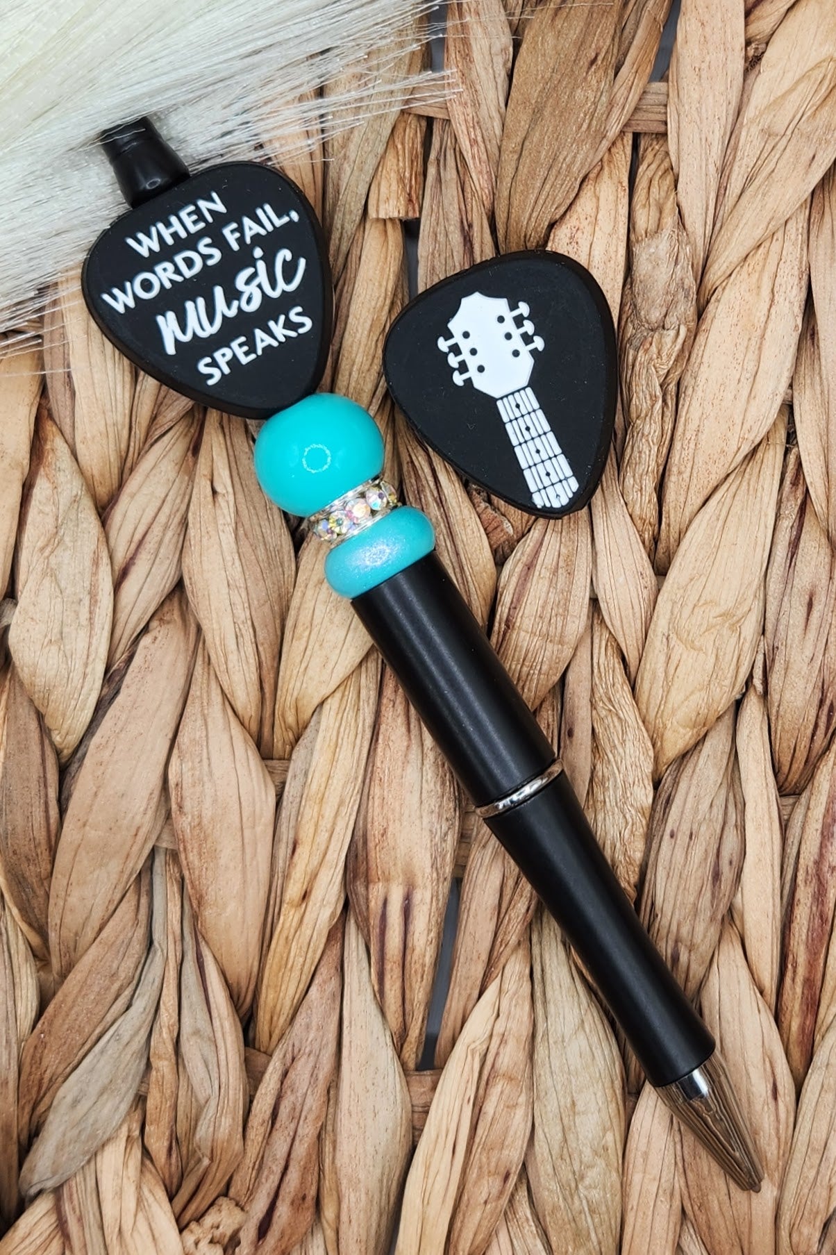 Pen-When Words Fail Music Speaks (Turquoise)