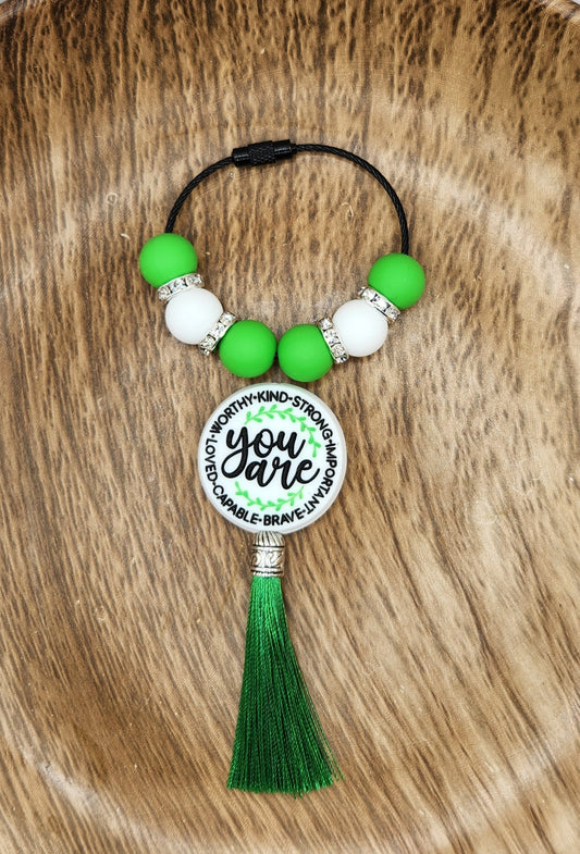 Bag Tag-You Are Worthy (Green)